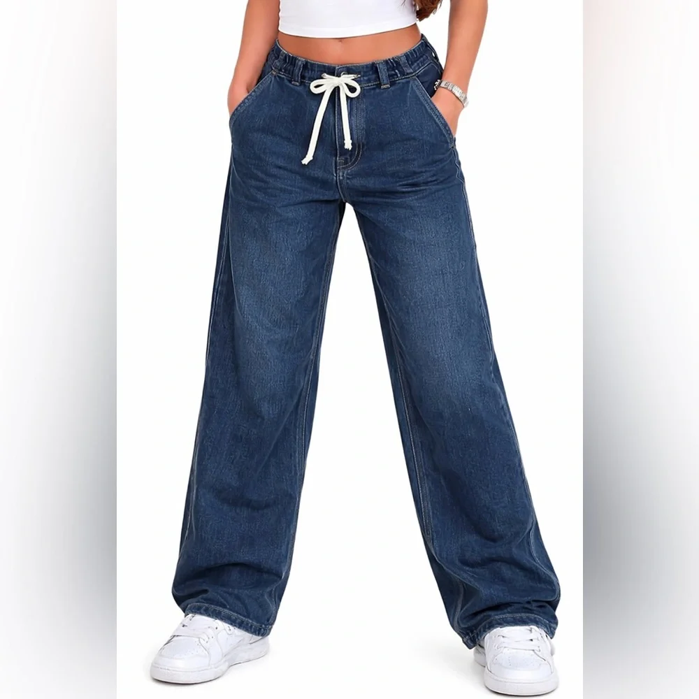 American Eagle Outfitters Dreamy Drape Cozy Jogger Jeans - Picture 4 of 8